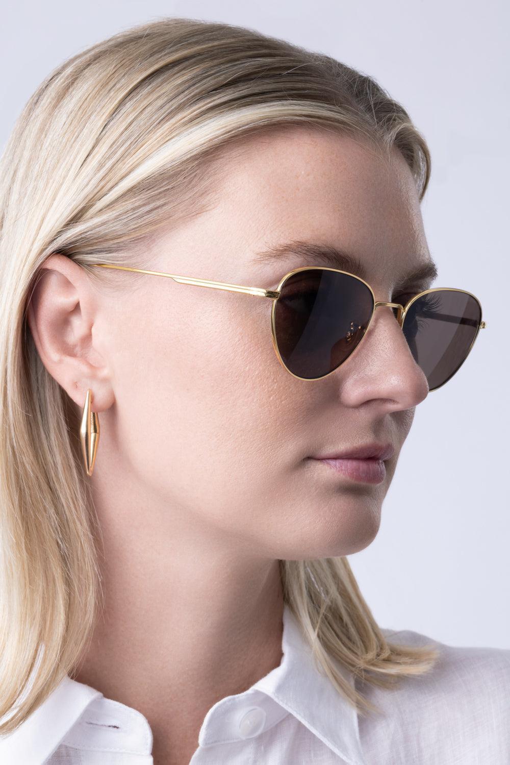 1991C Sunglasses - Gold Brown-GOLD-ACCESSORIESUNGLASSES-OLIVER PEOPLES