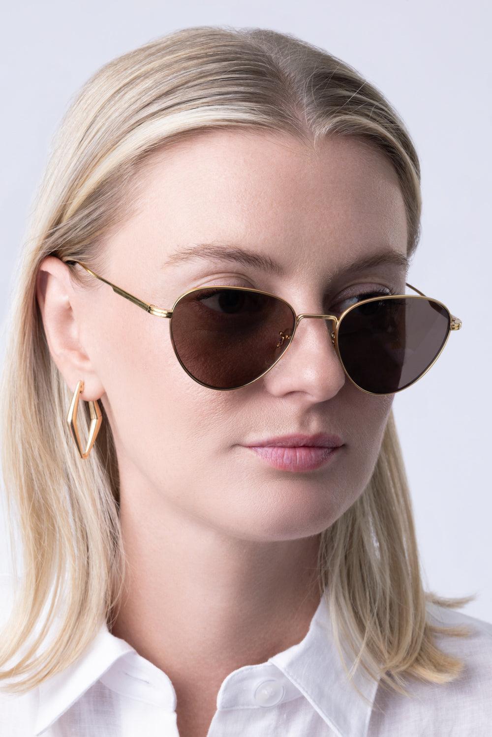 1991C Sunglasses - Gold Brown-GOLD-ACCESSORIESUNGLASSES-OLIVER PEOPLES