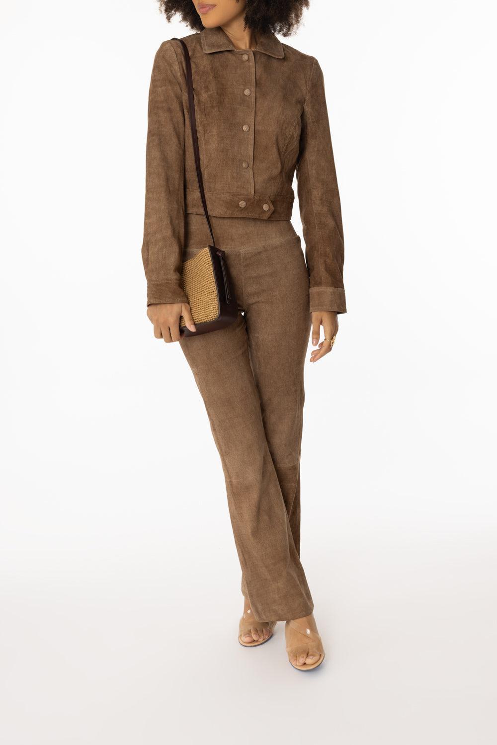Ankle Flare Legging - Sepia-SEPIA-S-CLOTHINGPANTCROPPED-SPRWMN