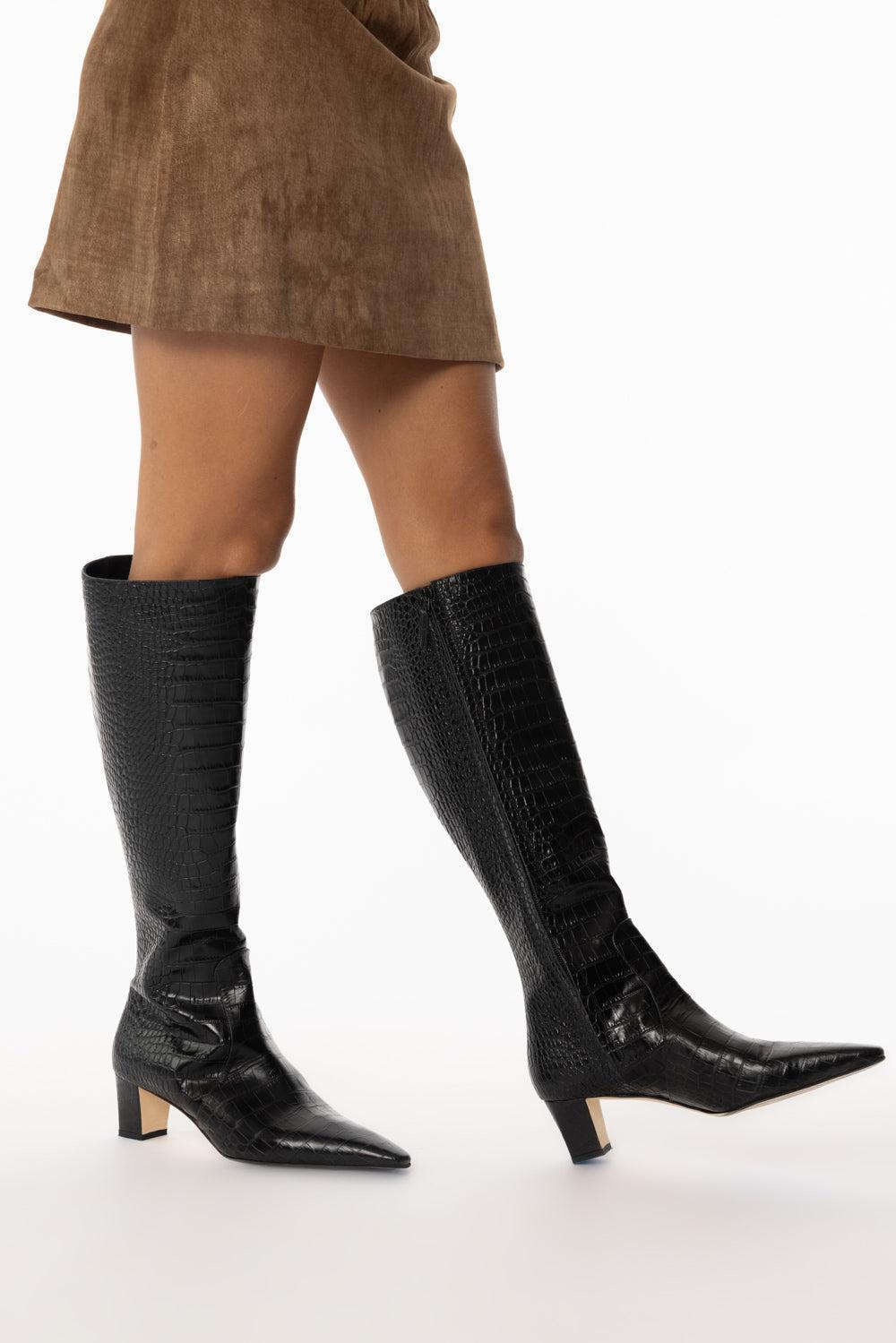Penelope Boot 50-BLACK-37-SHOEBOOT-MANOLO BLAHNIK