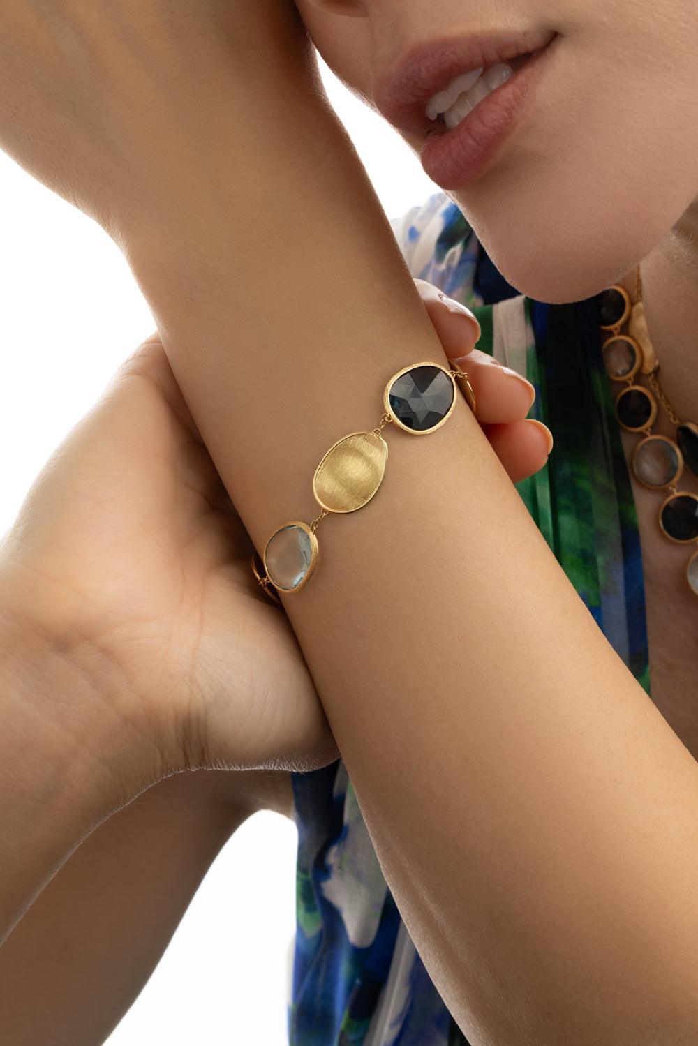 Sky Swiss London Topaz Lunaria Bracelet-YELLOW GOLD-7.25-JEWELRYFINE JEWELBRACELET O-MARCO BICEGO