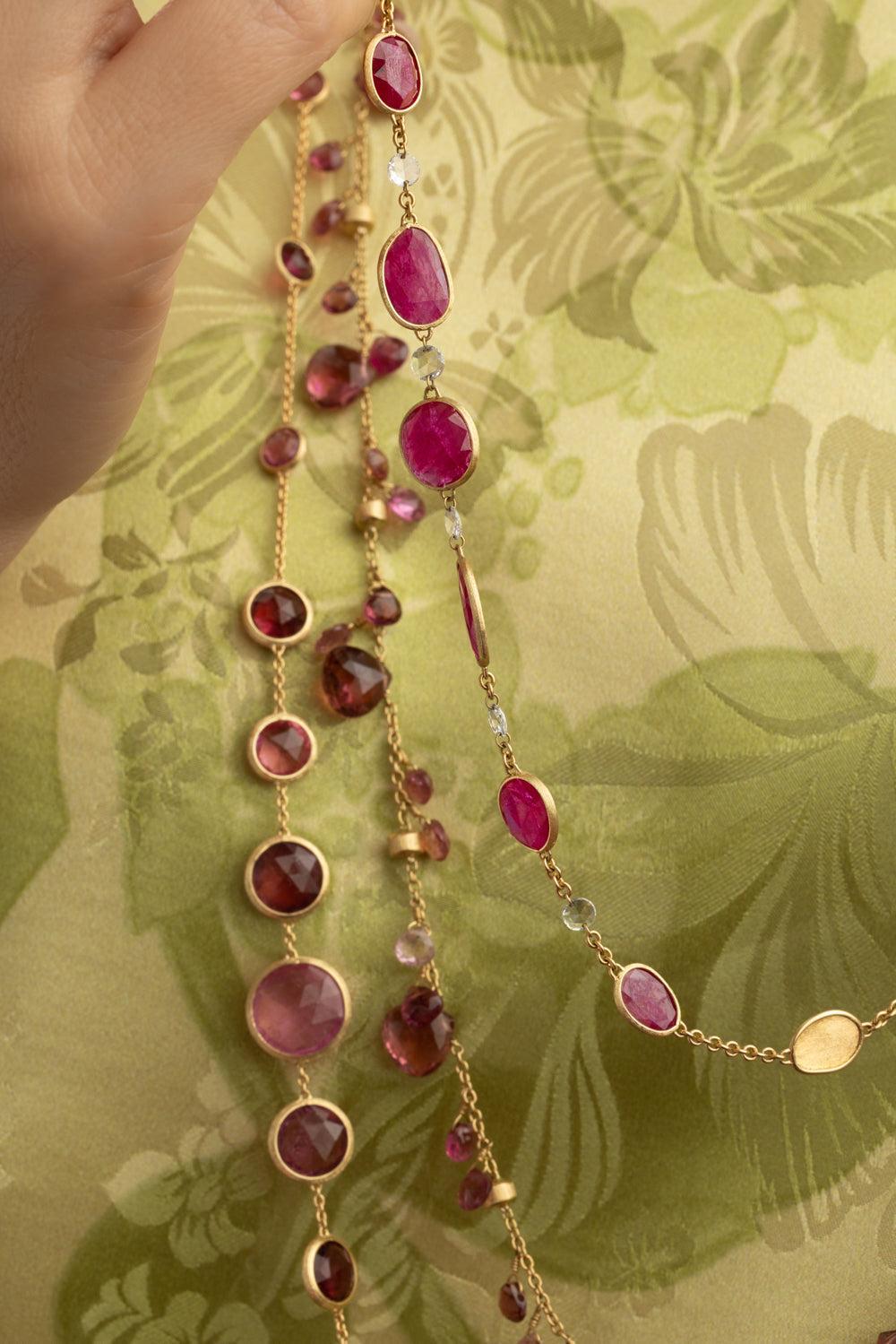 Stone Diamond Unico Necklace-YELLOW GOLD-36-JEWELRYFINE JEWELNECKLACE O-MARCO BICEGO