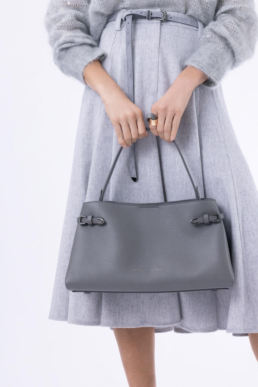 Essence East West Bag-BROWN-O/S-HANDBAGTOP HANDLE-BRUNELLO CUCINELLI
