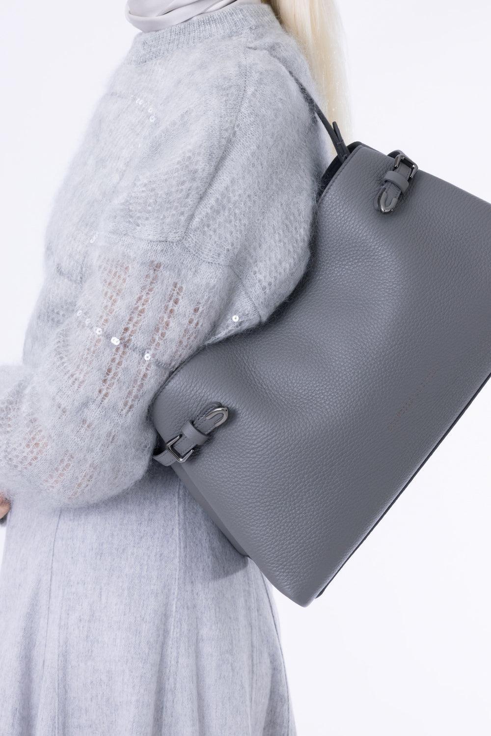 Essence East West Bag-BROWN-O/S-HANDBAGTOP HANDLE-BRUNELLO CUCINELLI