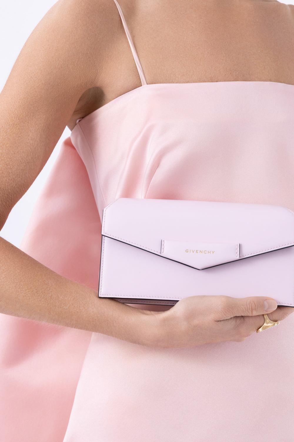 Antigona Chain Wallet - Light Pink-PINK-HANDBAGEVENING-GIVENCHY