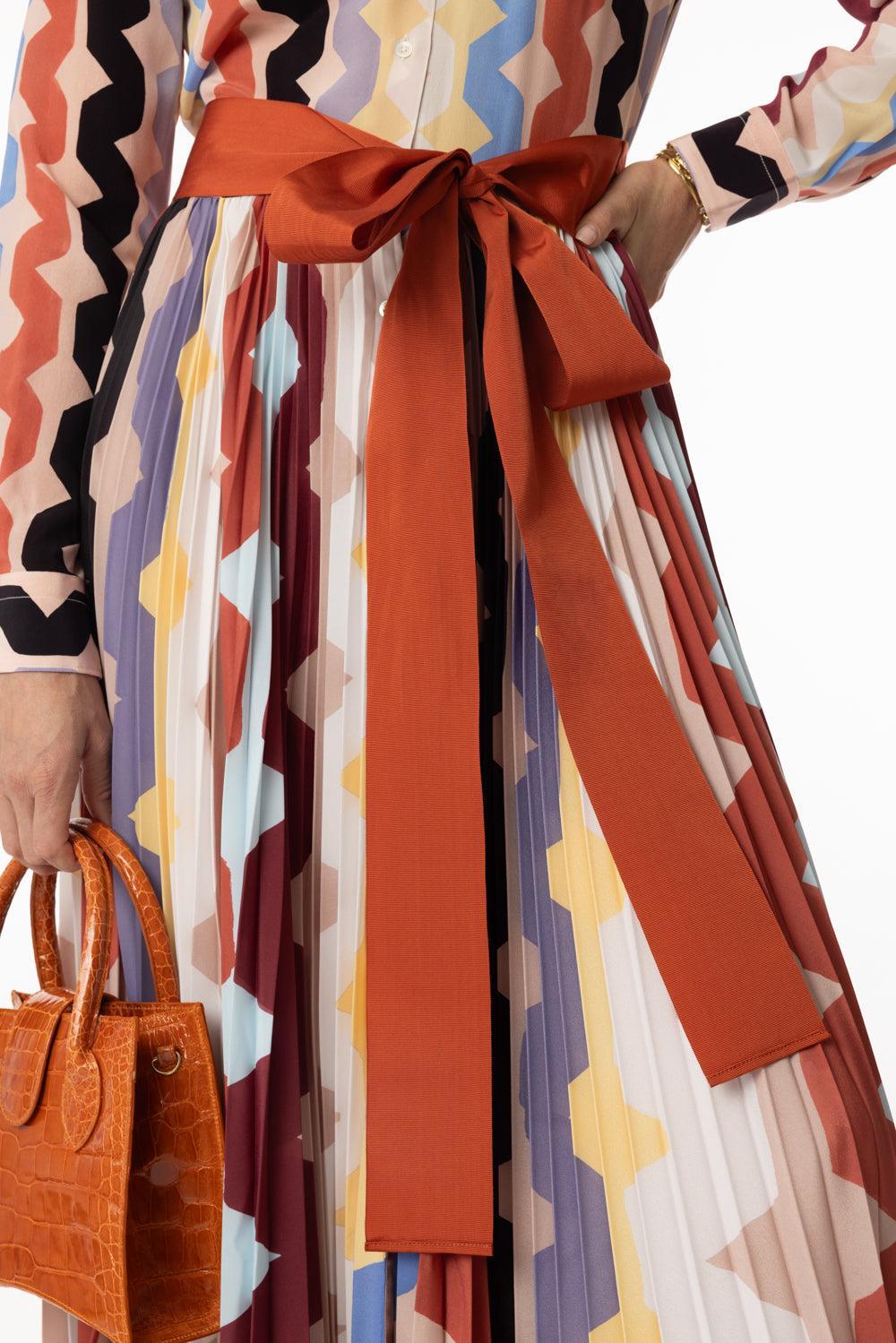 Ribbon Belt - Light Brick-LTBRICK-S-ACCESSORIEBELTS-SARA ROKA