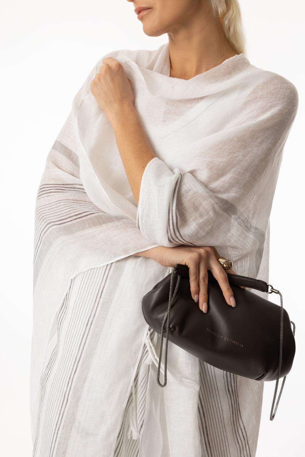 Long Lurex Poncho-PANTBGRY-O/S-CLOTHINGTOPPONCHO-BRUNELLO CUCINELLI