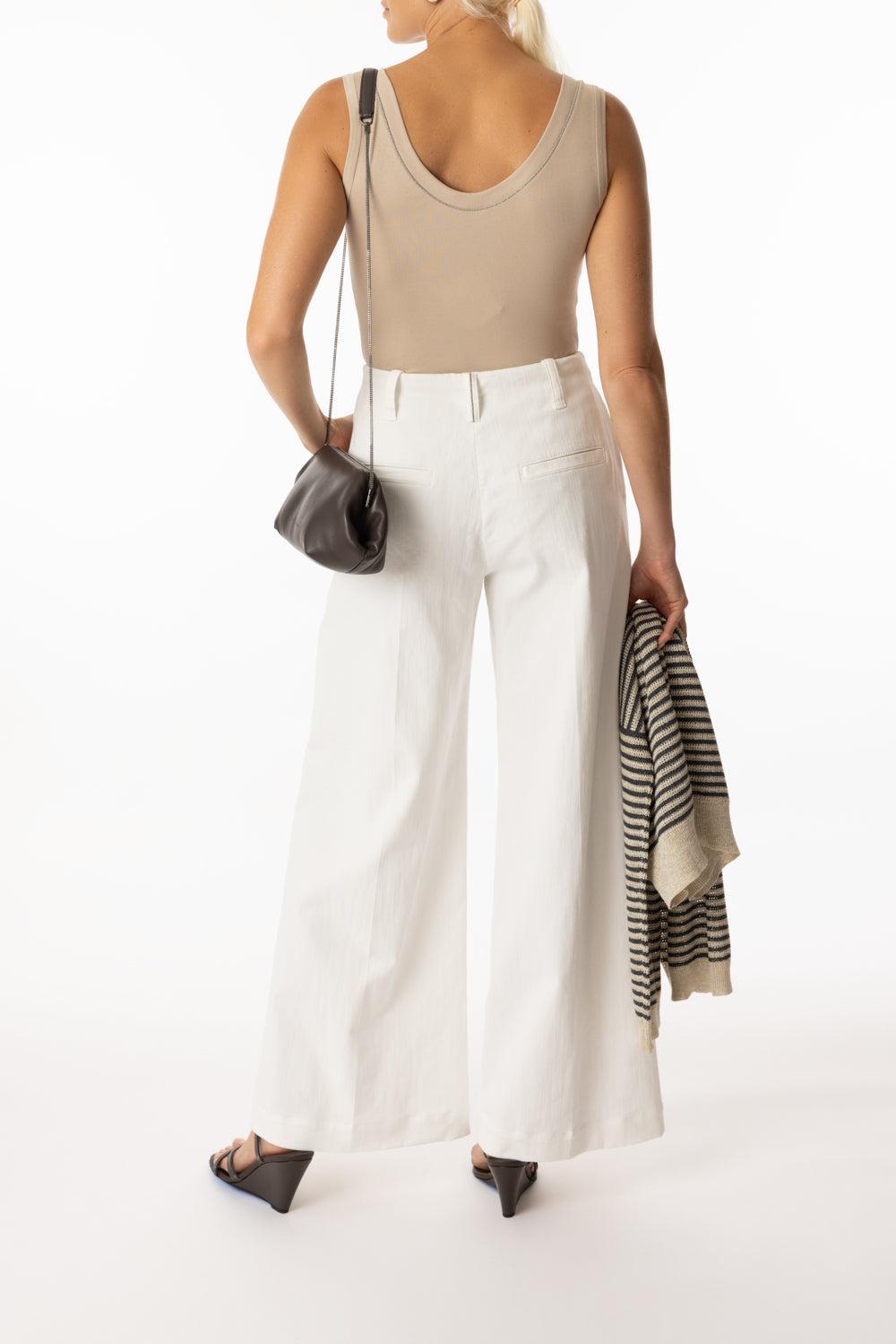 Monili Trim Tank - Talco-TALCO-XS-CLOTHINGTOPTANK-BRUNELLO CUCINELLI