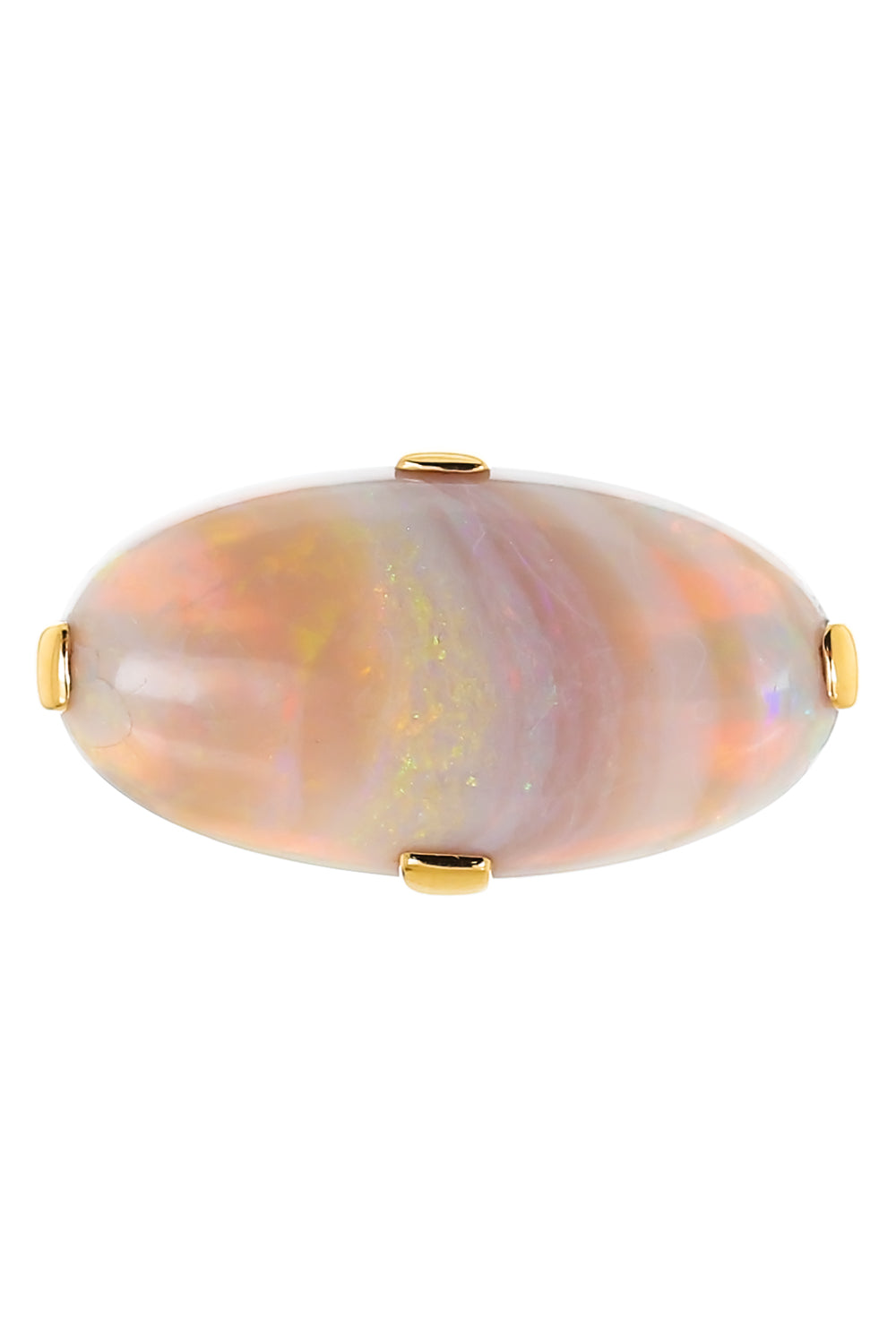 Opal Blue Ziron Ring
