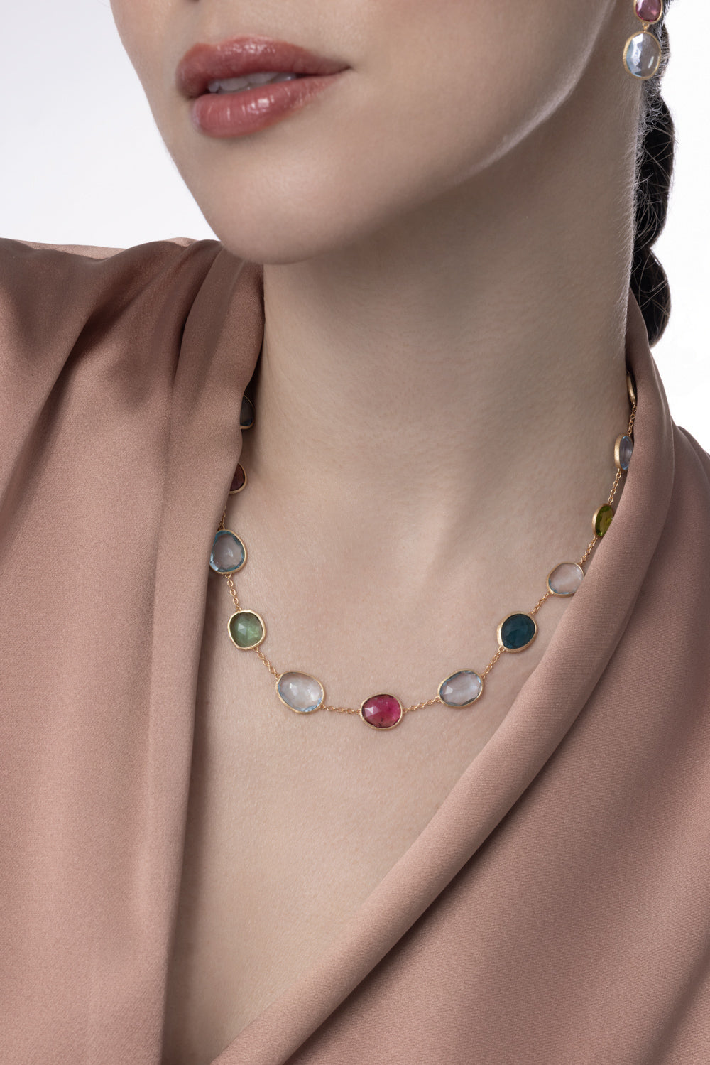 Tourmaline Topaz Unico Necklace