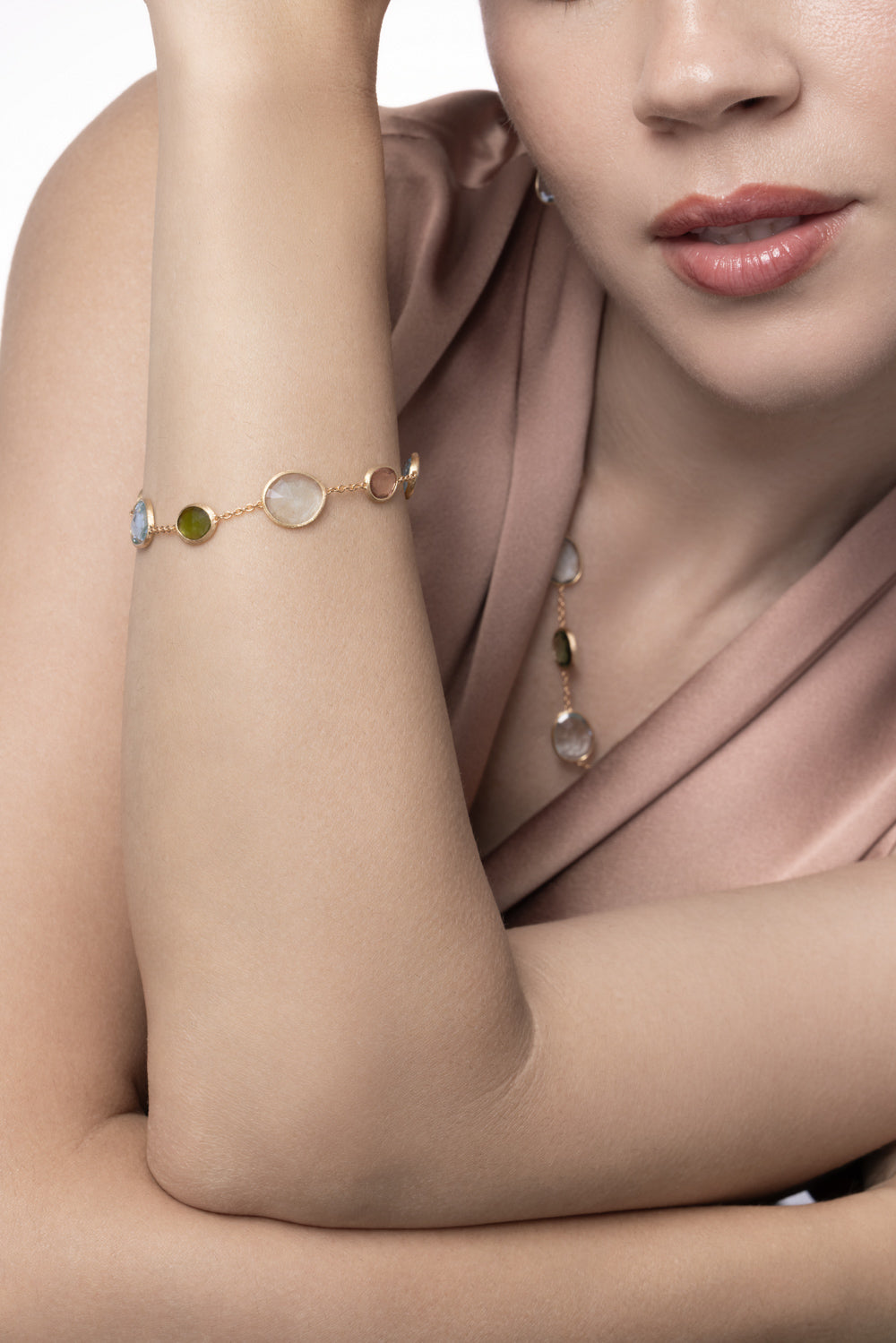 Tourmaline Topaz Unico Bracelet