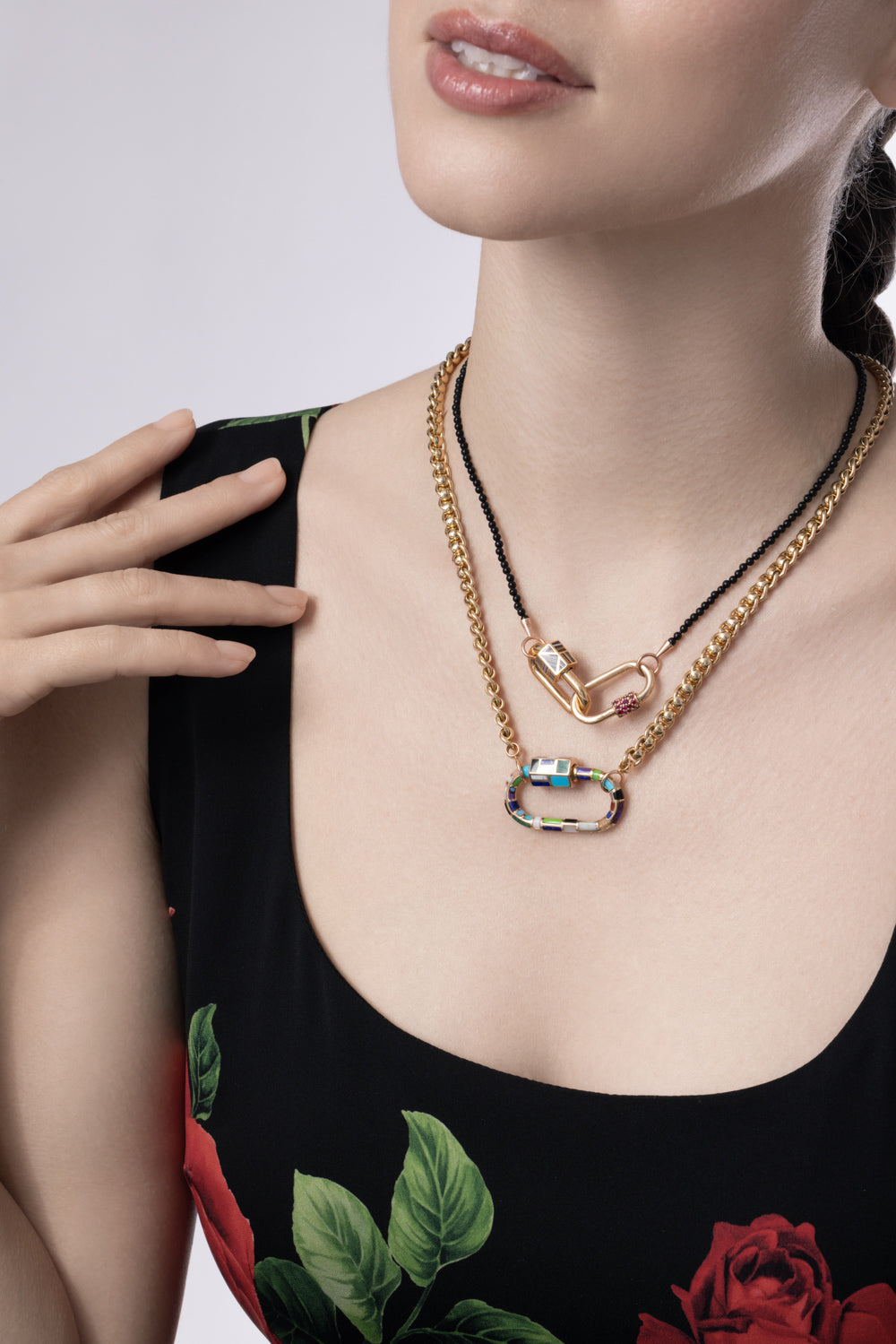 Opal Lapis Pearl Linda Lock