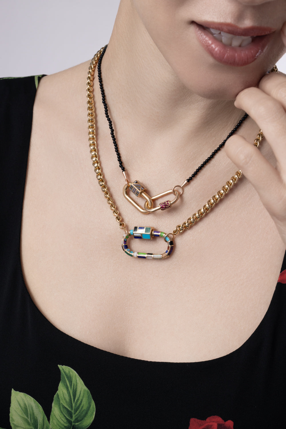 Opal Lapis Pearl Linda Lock
