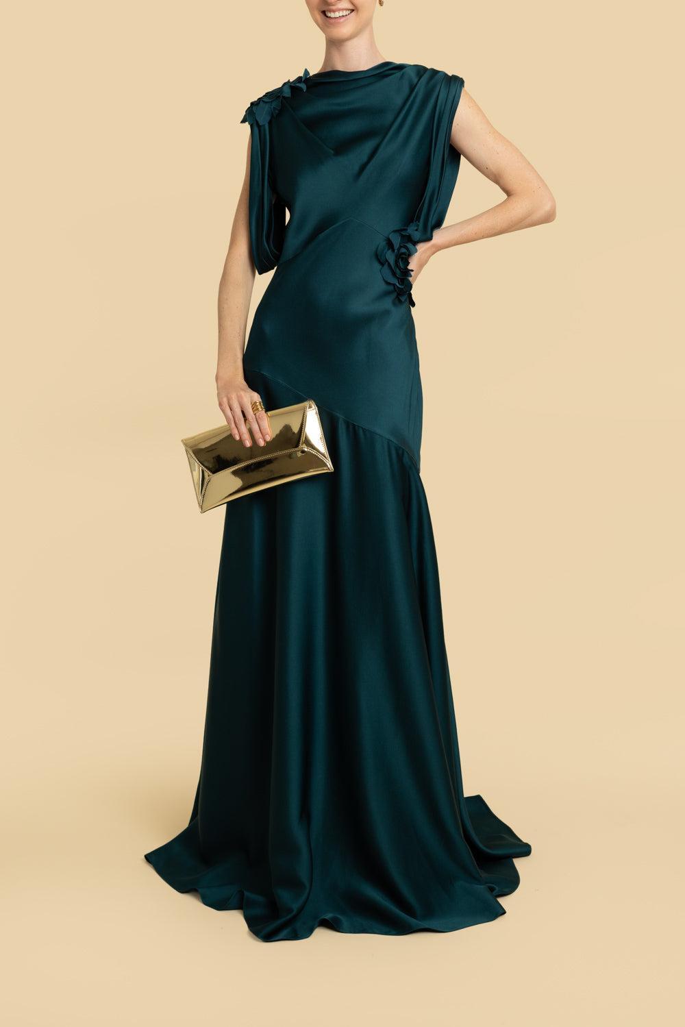 Emroidered Sleeveless Gown-TEMPEST-4-CLOTHINGDRESSGOWN-ERDEM