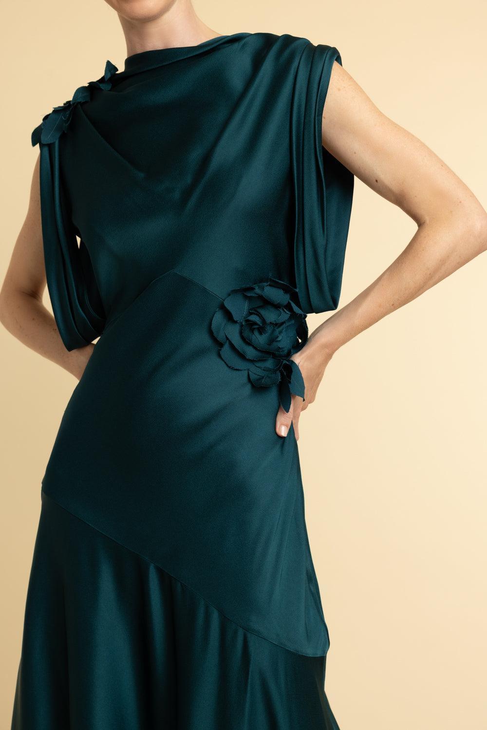 Emroidered Sleeveless Gown-TEMPEST-4-CLOTHINGDRESSGOWN-ERDEM