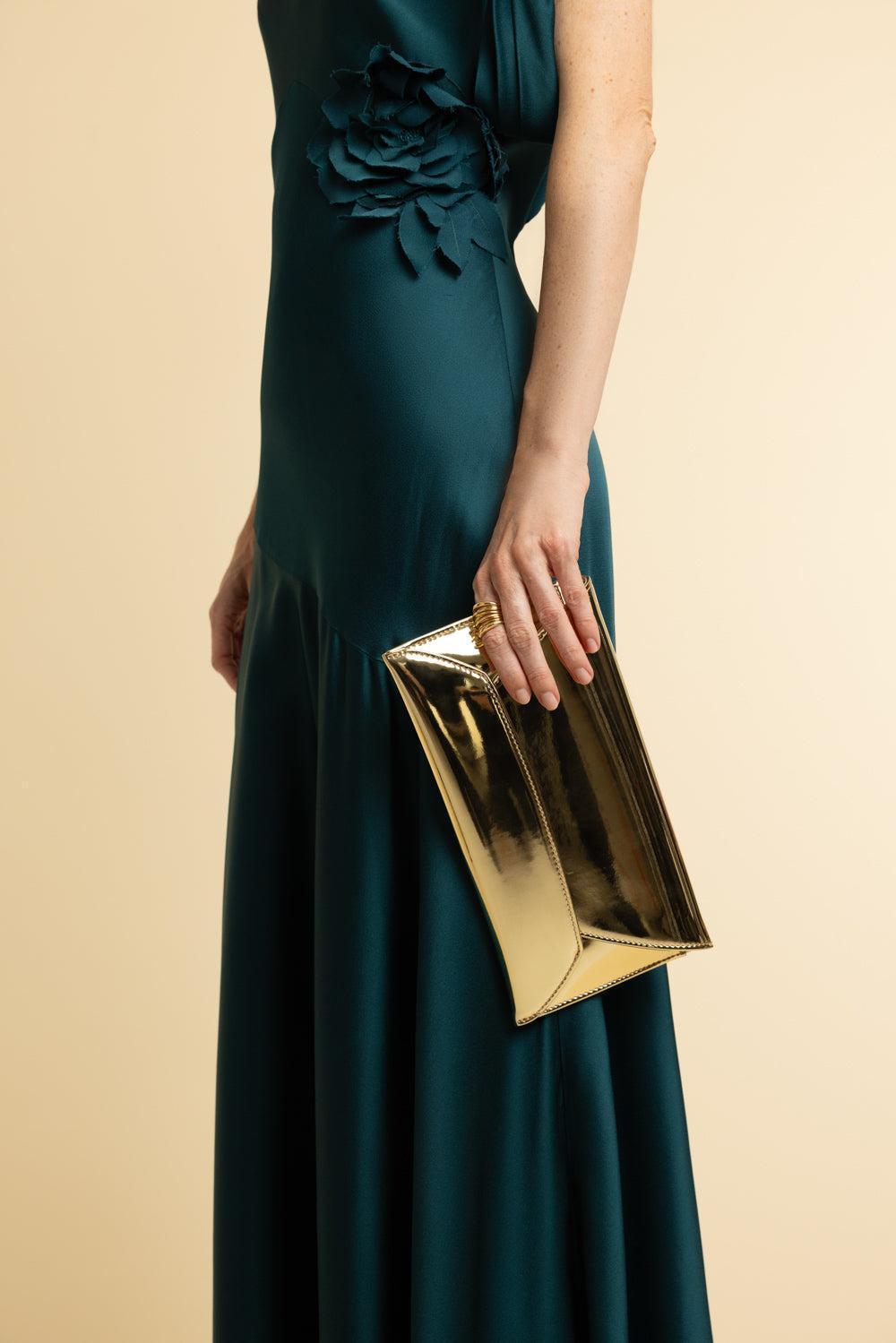 Envelope Clutch - Soft Gold-SFTGLLTG-HANDBAGCLUTCHES-AQUAZZURA
