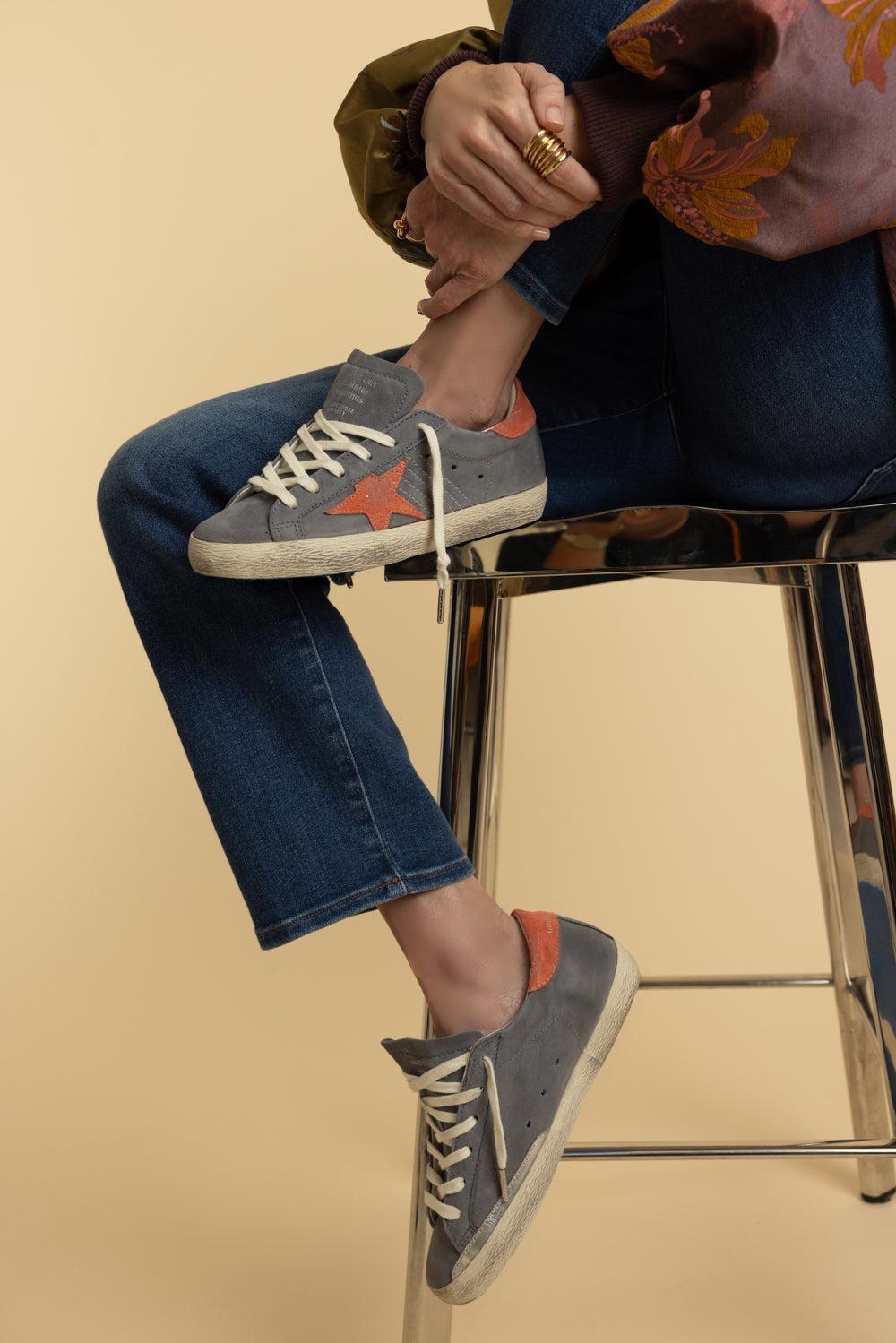 Super Star Nabuk Star Sneaker-LTPNKBLU-36-SHOESNEAKER-GOLDEN GOOSE