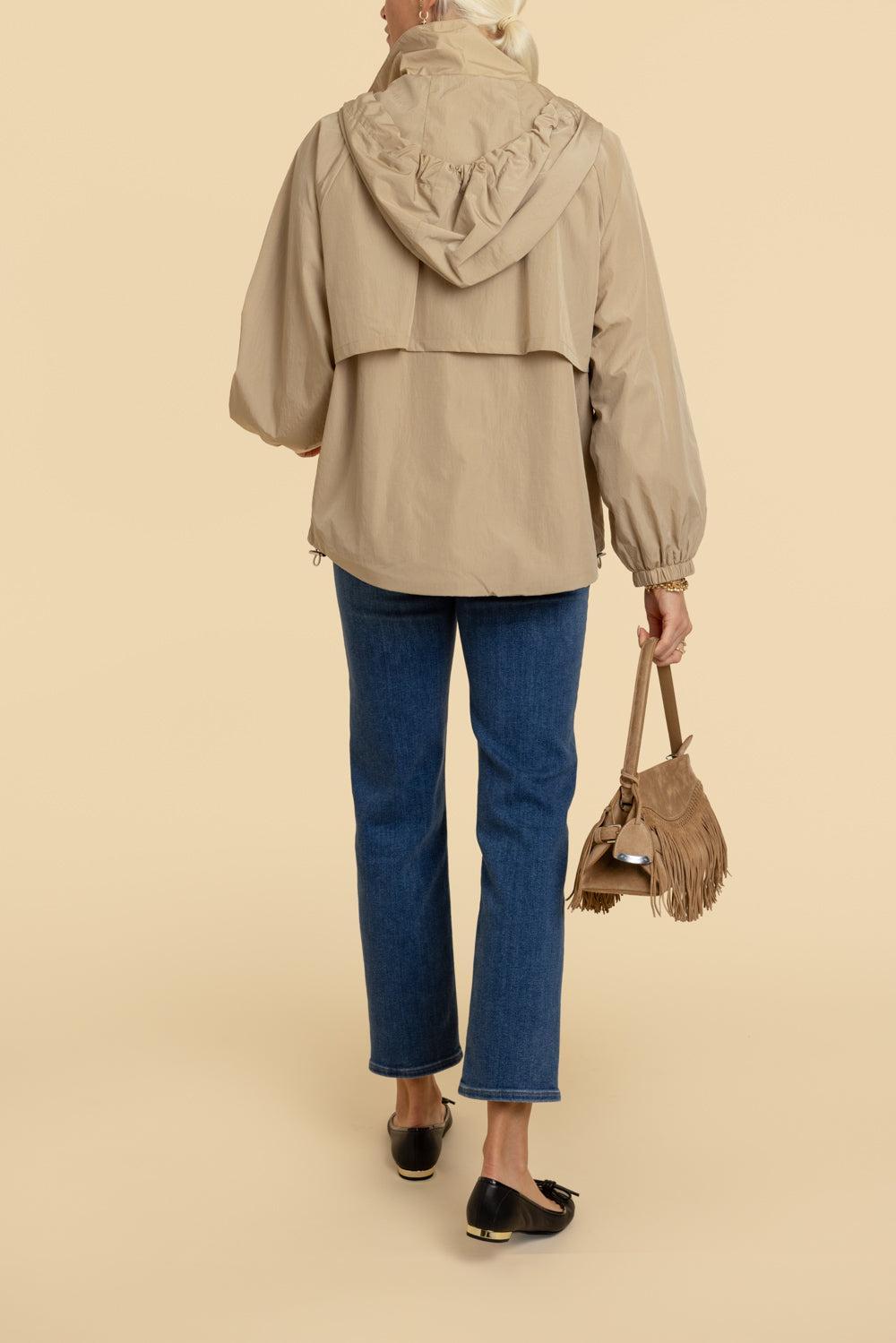 Spuma Raincoat-BEIGE-XS-CLOTHINGDRESSCASUAL-MAX MARA