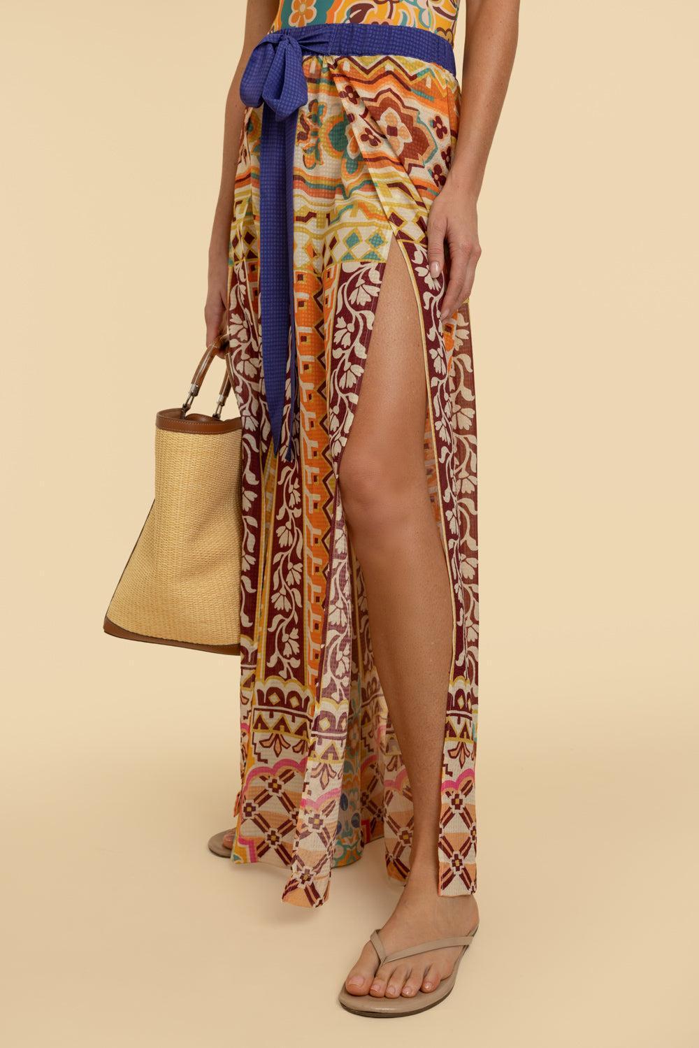 Cropped Tie Pant-YELLOW PRINT-XS-CLOTHINGPANTCROPPED-ETRO