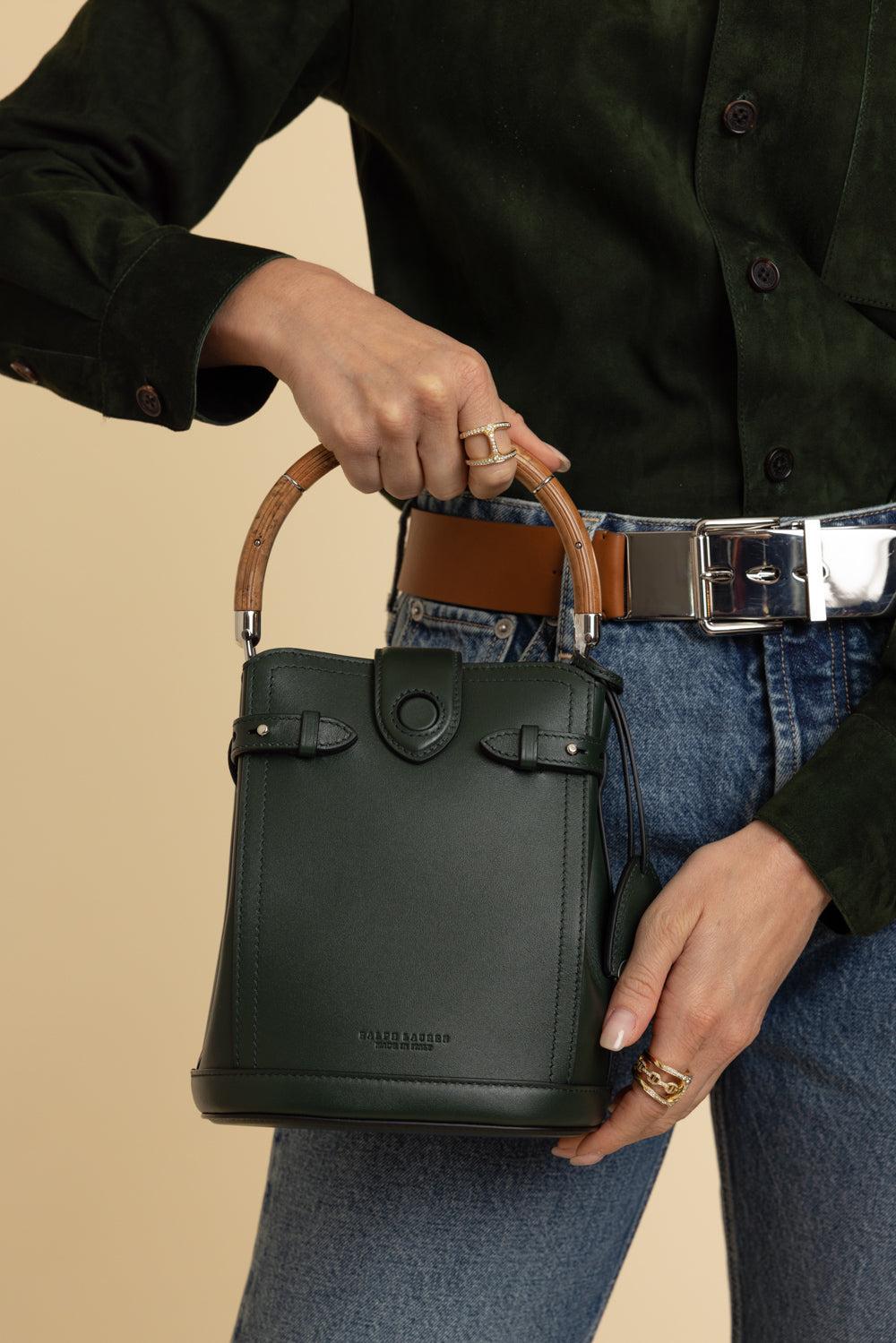 The Ralph Small Bucket Bag-REGNTGRN-O/S-HANDBAGTOP HANDLE-RALPH LAUREN