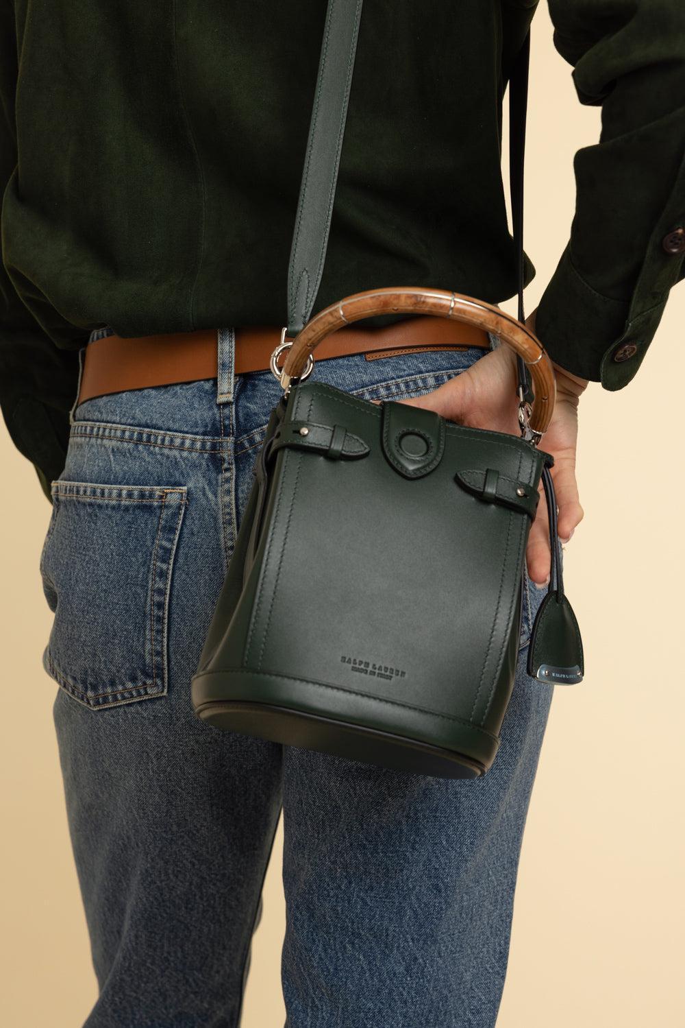 The Ralph Small Bucket Bag-REGNTGRN-O/S-HANDBAGTOP HANDLE-RALPH LAUREN