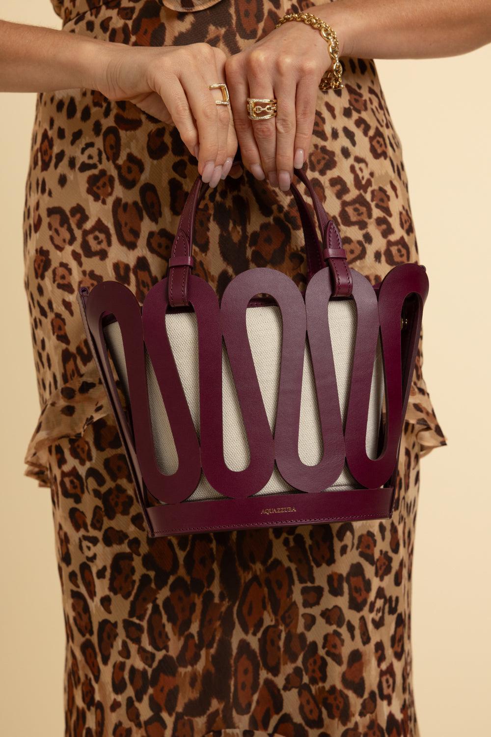 Medium Artistè Tote Bag - Natural Blackberry-NTBKBRYG-HANDBAGTOTES-AQUAZZURA