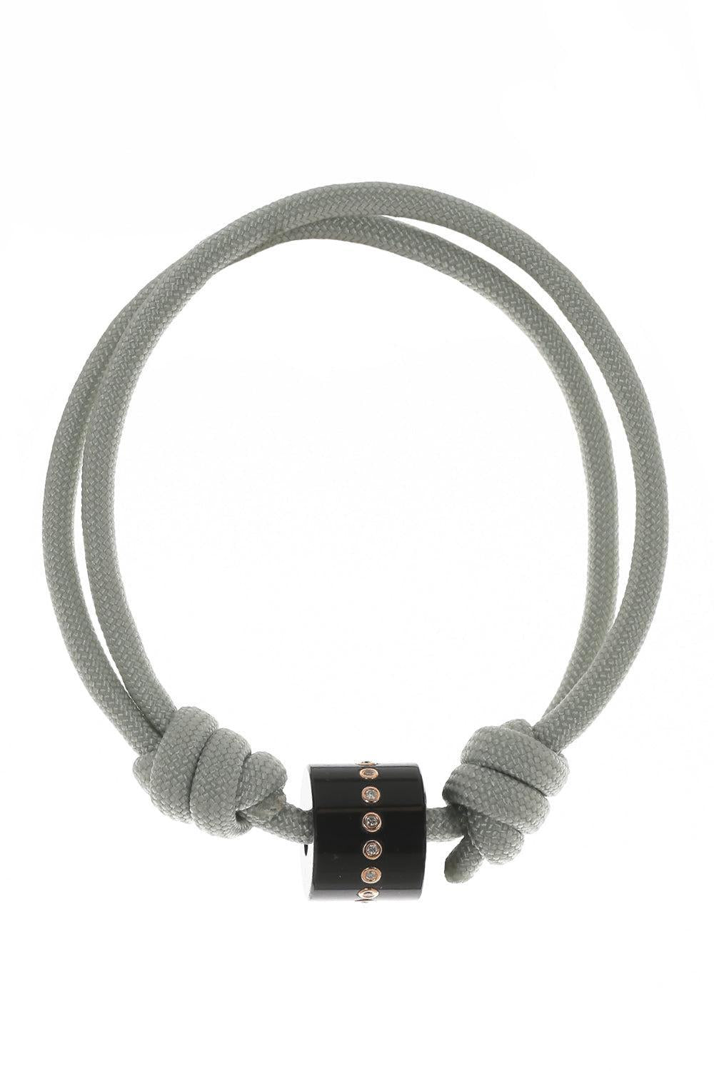 Onyx Diamond Short Bead Anklet-ROSE GOLD-JEWELRYFINE JEWELBRACELET O-DEZSO BY SARA BELTRAN