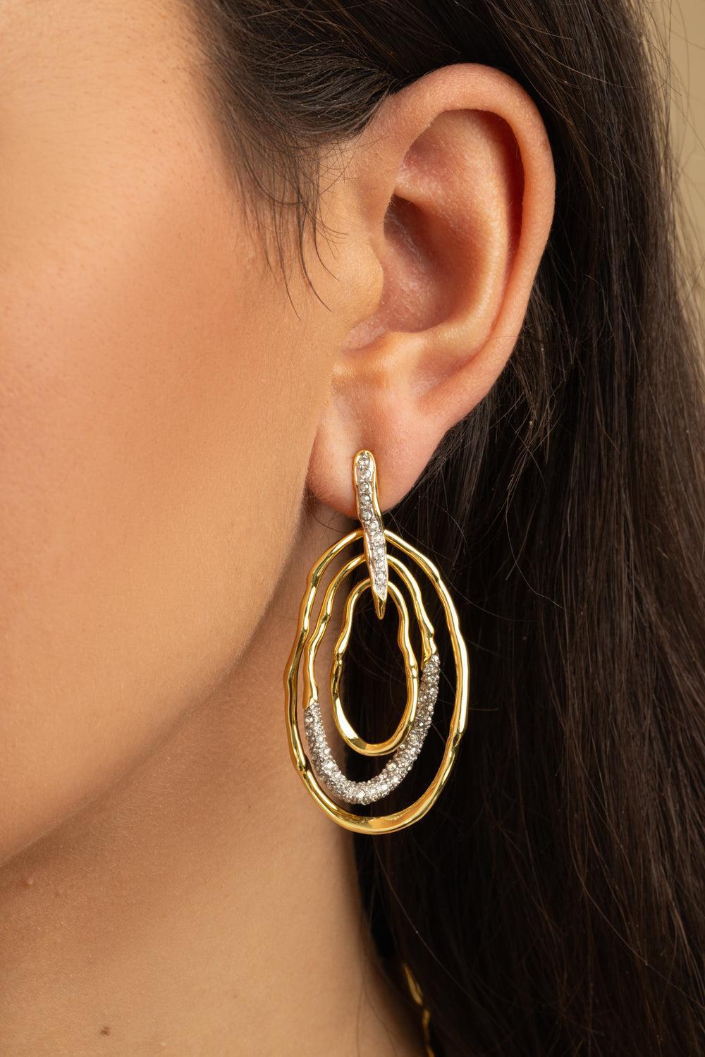 Crystal Mobile Solanales Earrings-YELLOW-JEWELRYBOUTIQUEEARRING-ALEXIS BITTAR