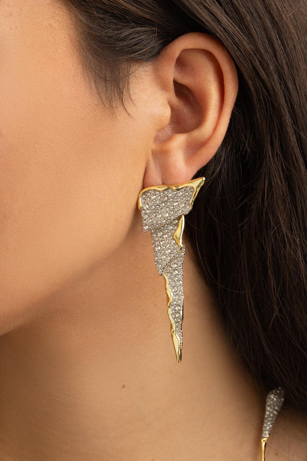 Crystal Solanales Cascade Earrings-YELLOW-JEWELRYBOUTIQUEEARRING-ALEXIS BITTAR