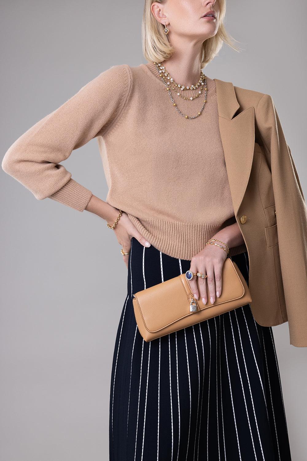 Wool Classic Duchess Blazer - Camel-CAMEL-2-CLOTHINGJACKETBLAZERS-SMYTHE