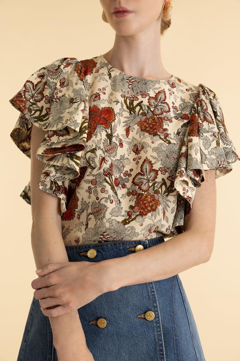 Lena Blouse-WNTRGRDN-2-CLOTHINGTOPBLOUSE-ULLA JOHNSON