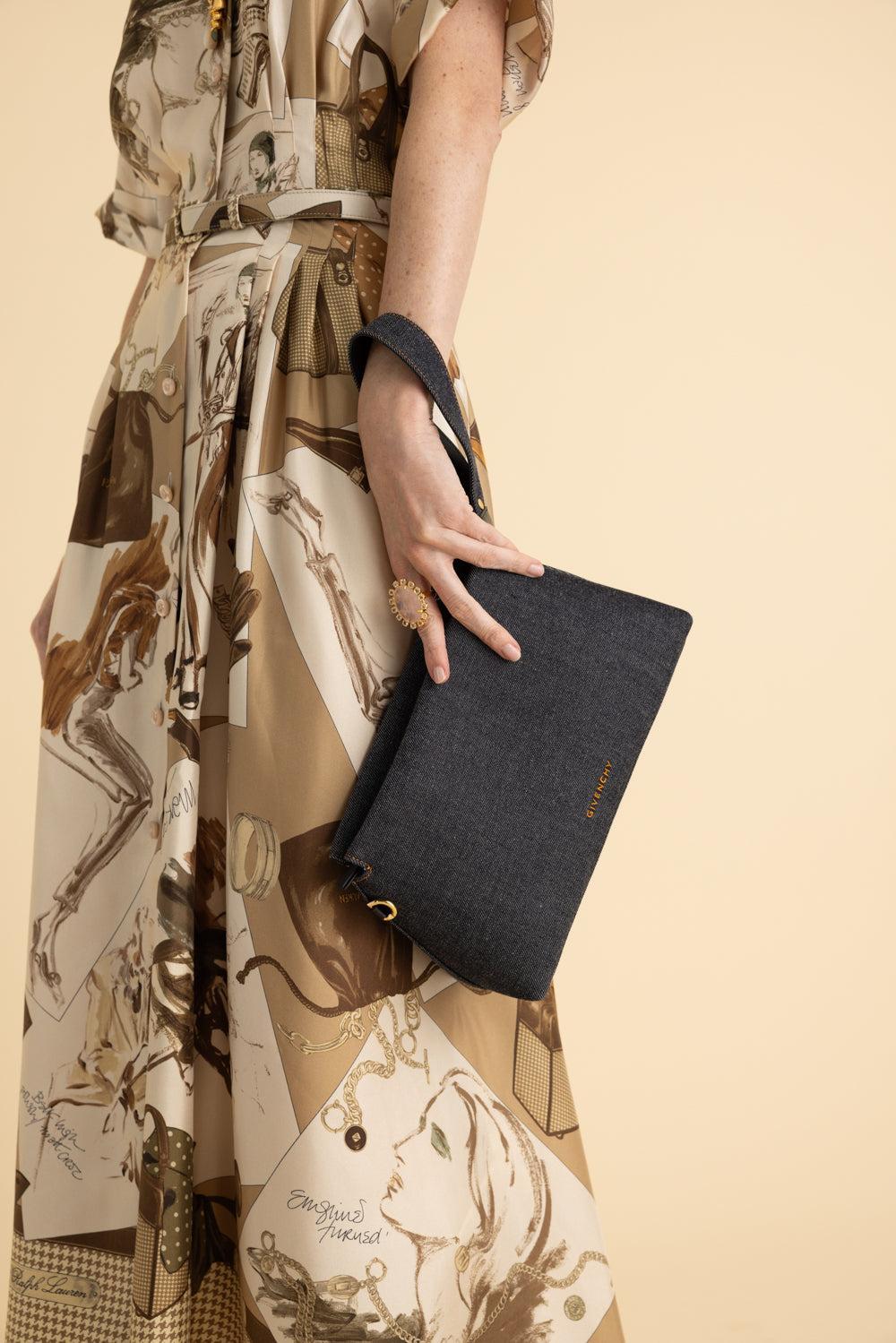 Day Pouch Clutch - Indigo Blue-INDIGOBL-O/S-HANDBAGCLUTCHES-GIVENCHY