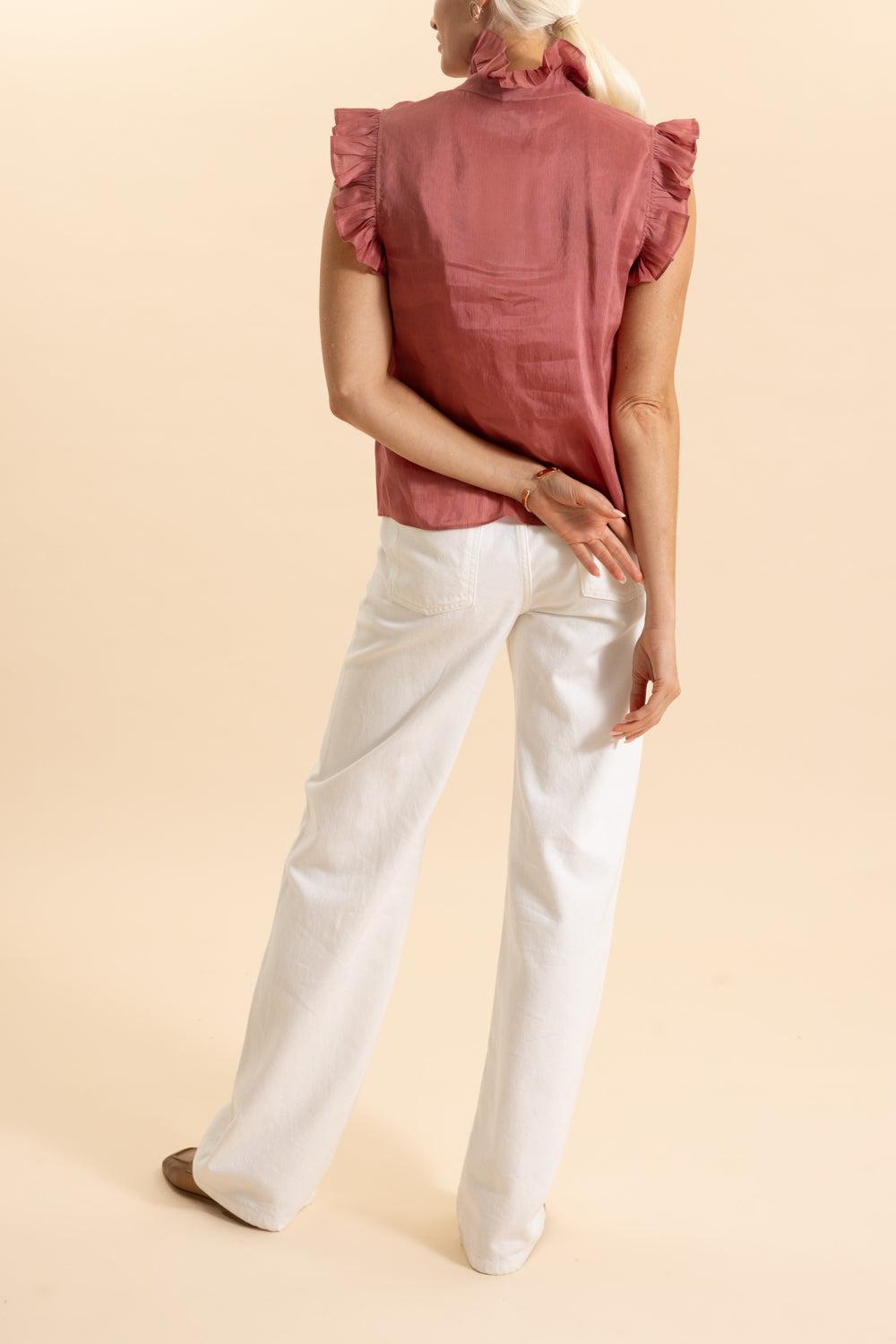 Marfa Top-DUSTYRSE-XS-CLOTHINGTOPBLOUSE-CHRISTY LYNN