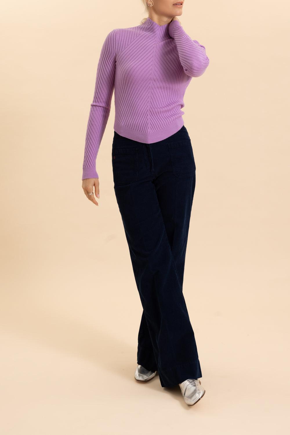 Alina Jean - Indigo Garment Dye-INDGRDY-26-CLOTHINGPANTCASUAL-VICTORIA BECKHAM