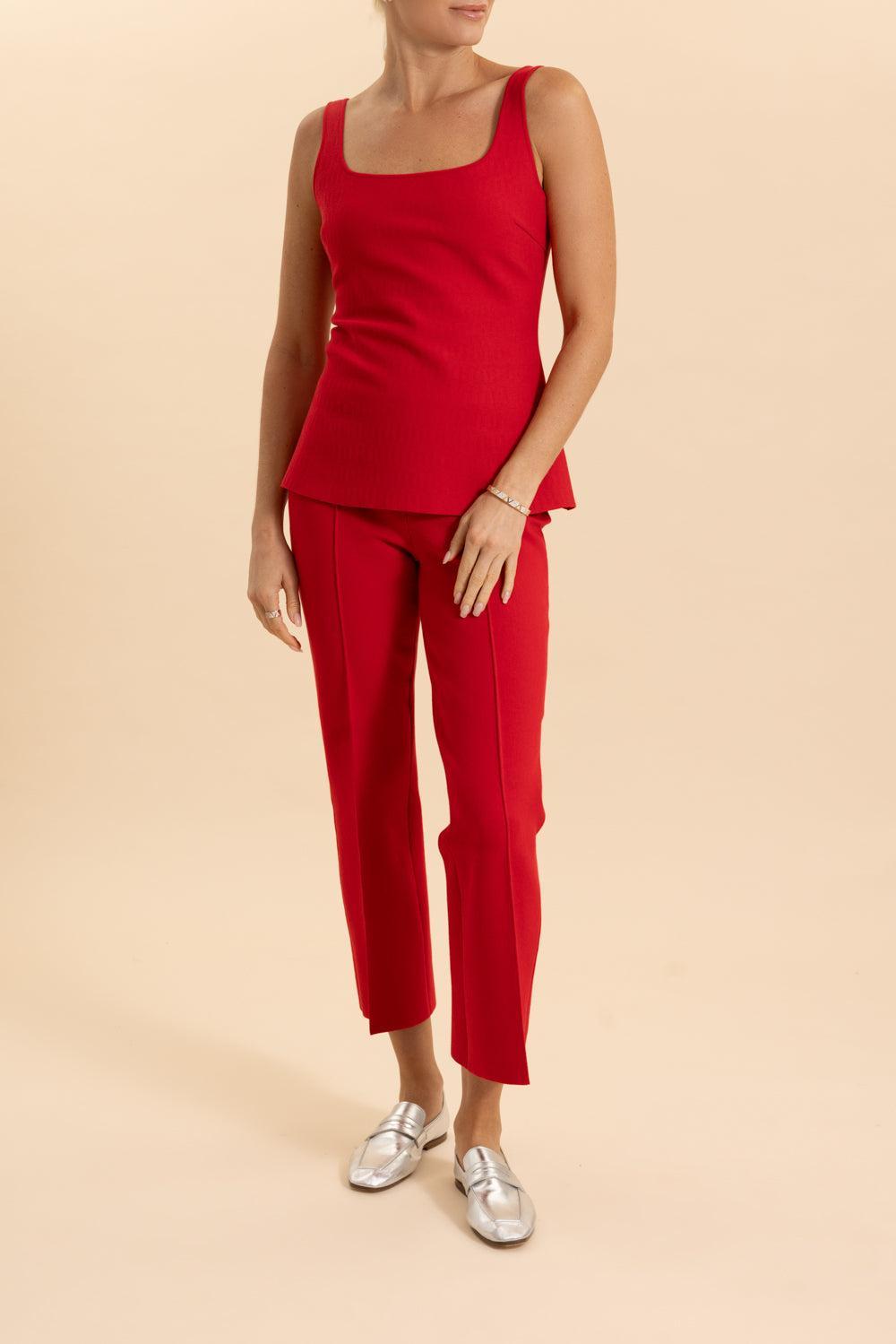 Geo Inna Top-RED-XS-CLOTHINGTOPTANK-HIGH SPORT