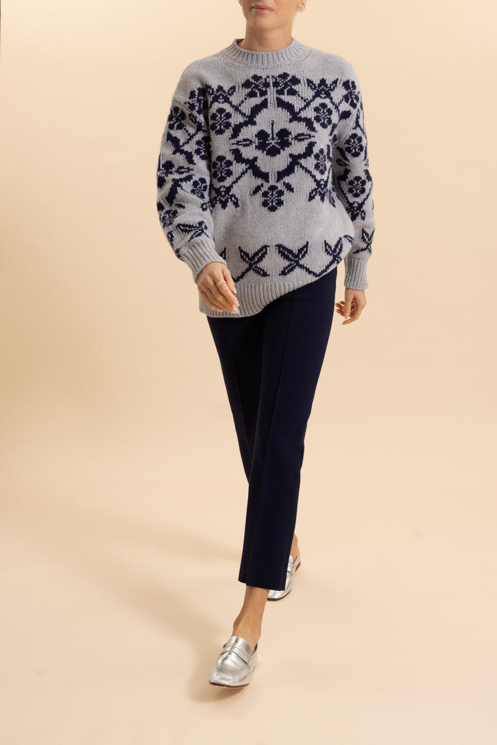 Georgia Sweater-LT CHRCL-XS-CLOTHINGTOPSWEATER-HIGH SPORT