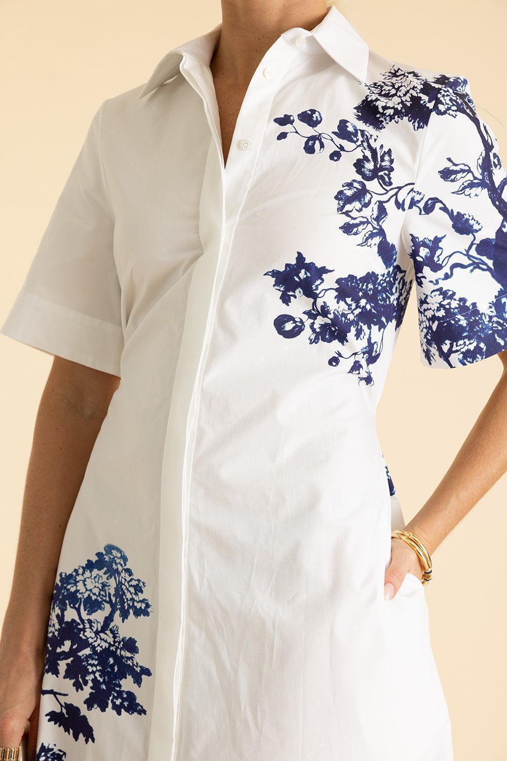 Short Sleeve Shirt Dress-CYETCHWH-4-CLOTHINGDRESSCASUAL-ERDEM