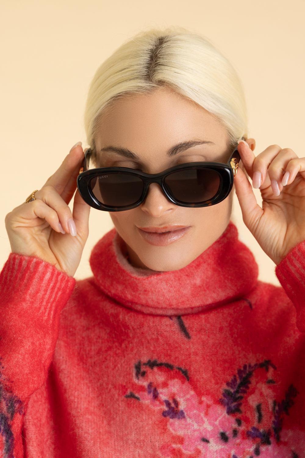 Rounded Square Sunglasses-HAVHAVBR-ACCESSORIESUNGLASSES-GUCCI