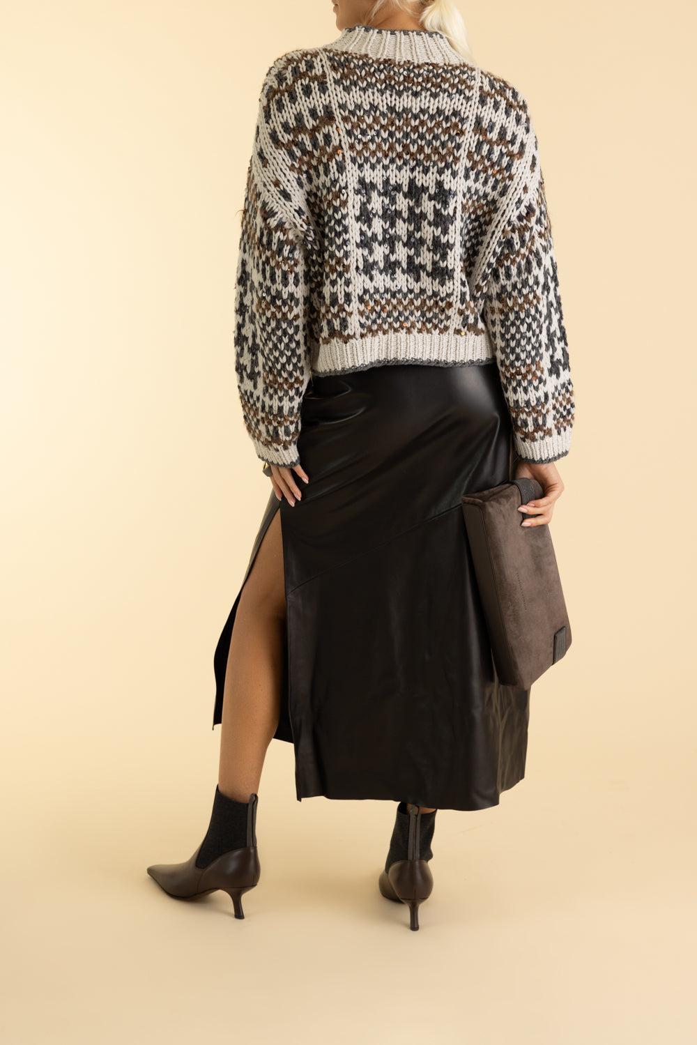 Fluid Pencil Skirt-BLACK-38-CLOTHINGSKIRTMIDI-BRUNELLO CUCINELLI