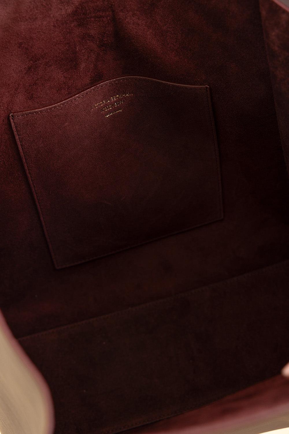 Small Victoria Tote - Burgundy-BURGUNDY-HANDBAGTOTES-VICTORIA BECKHAM