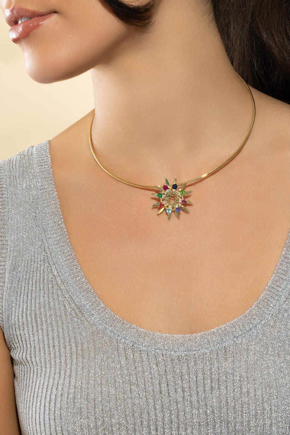 Collar Necklace-YELLOW GOLD-JEWELRYFINE JEWELNECKLACE O-CAROL KAUFFMANN