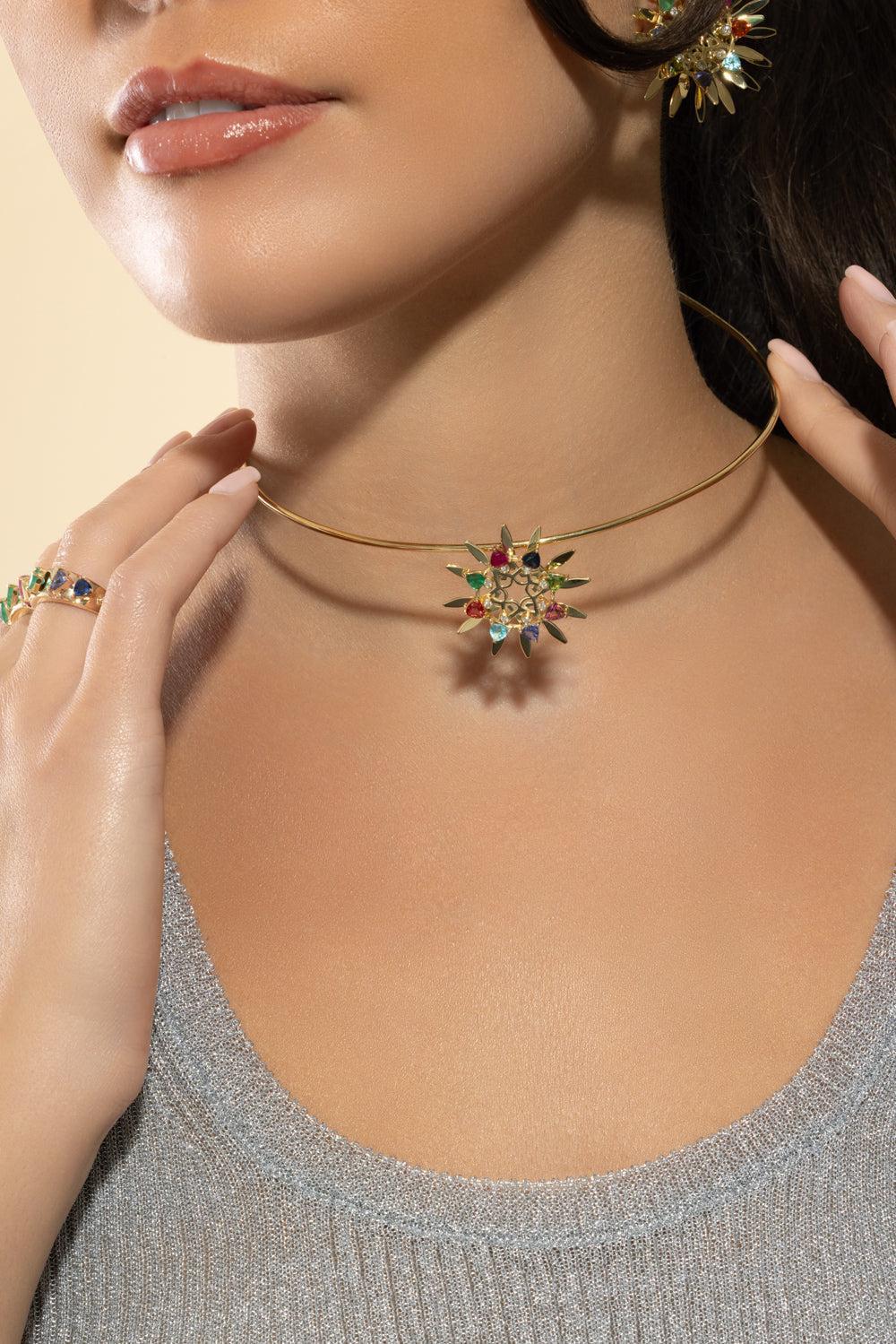 Collar Necklace-YELLOW GOLD-JEWELRYFINE JEWELNECKLACE O-CAROL KAUFFMANN