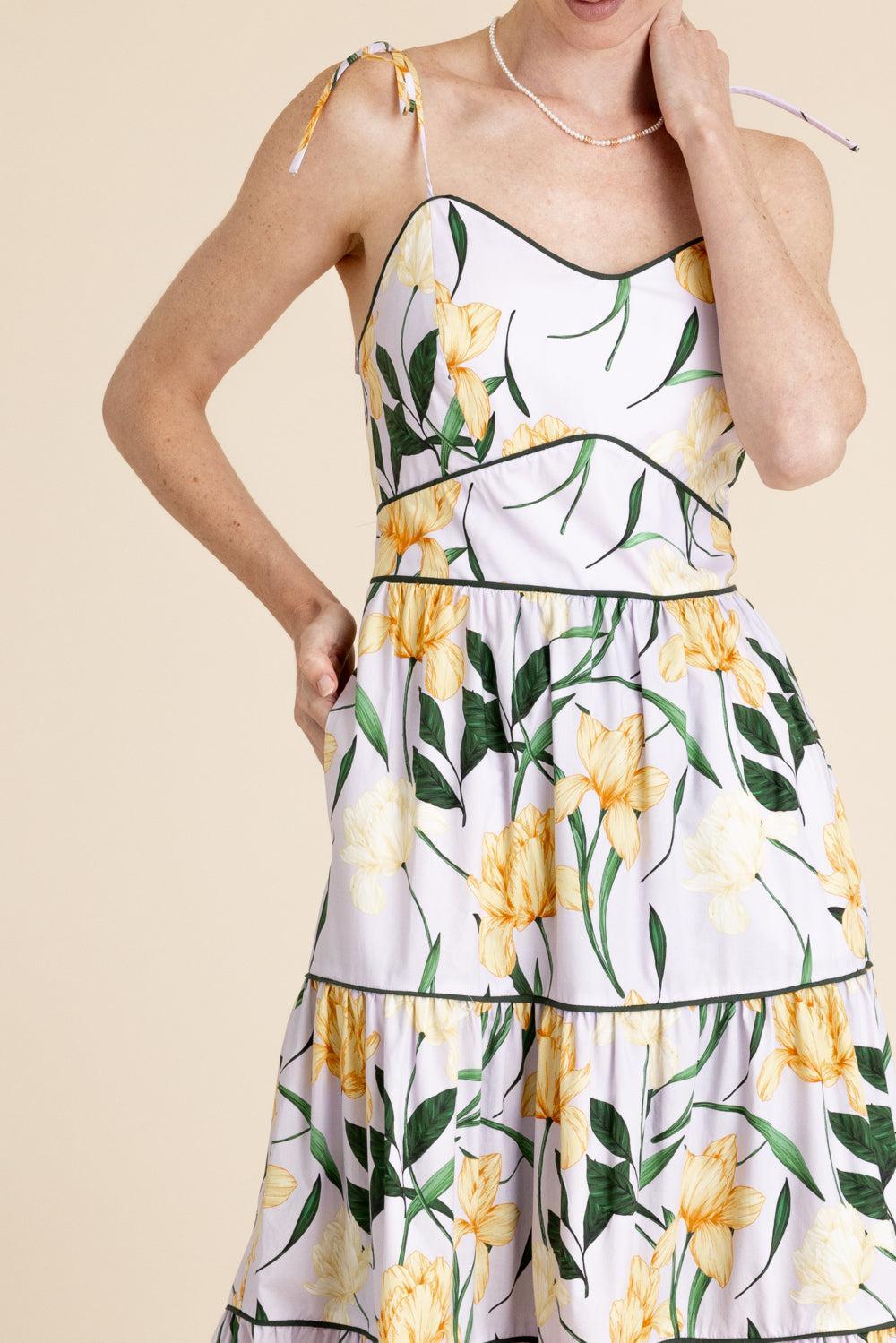 Saphina Dress - Lilac Florette-LILCFLRT-XS-CLOTHINGDRESSCASUAL-CHRISTY LYNN
