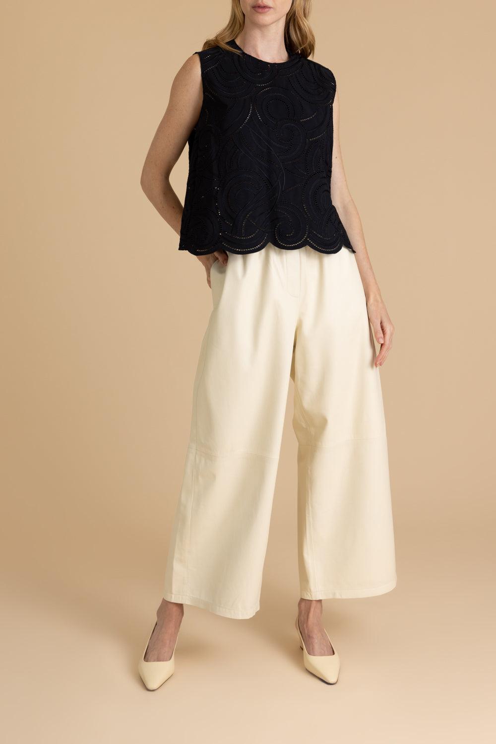 Faille Top-NIGHTBLU-38-CLOTHINGTOPBLOUSE-MANTU