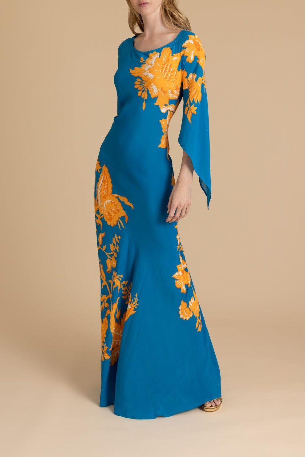 Printed Beach Maxi Dress