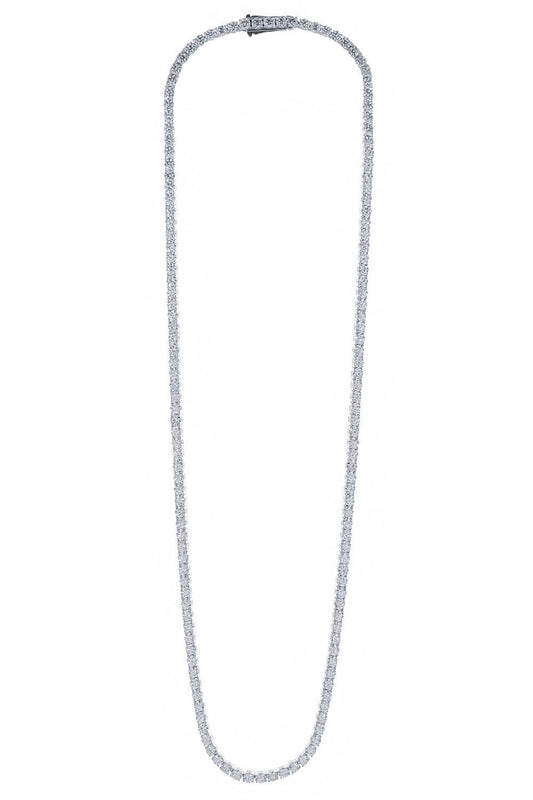 Lab-Grown Diamond Tennis Necklace-WHITE GOLD-18-JEWELRYFINE JEWELNECKLACE O-WITH LOVE TRAVEL