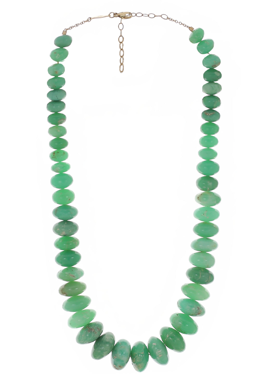 Chrysoprase Graduated Beaded Necklace
