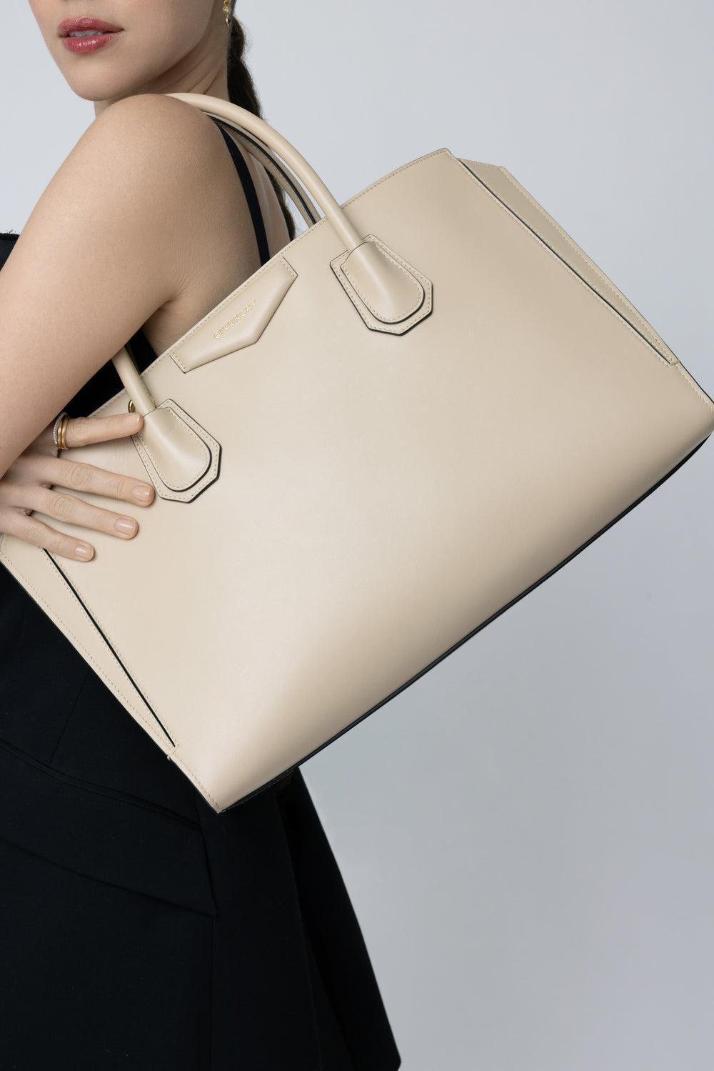 Antigona Medum Catchall Bag-BROWN-HANDBAGTOP HANDLE-GIVENCHY
