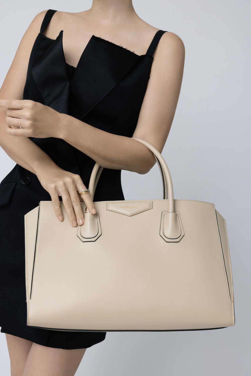 Antigona Medum Catchall Bag-BROWN-HANDBAGTOP HANDLE-GIVENCHY