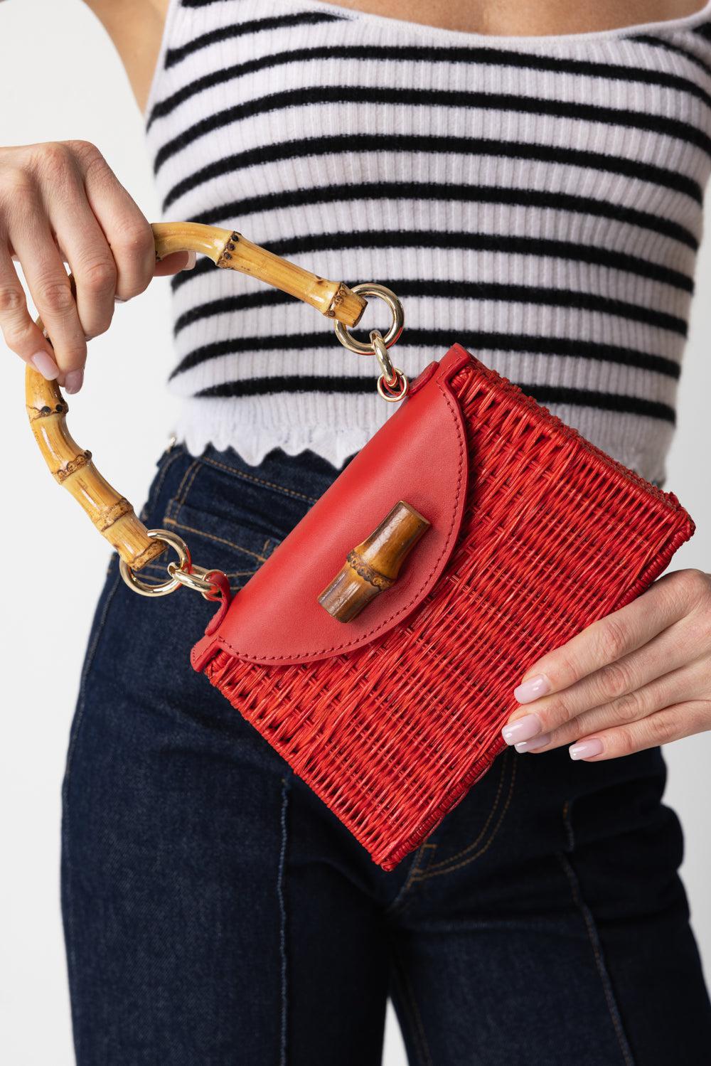 ❤︎新品❤︎ロンハーマン❤︎SERPUI セルプイ❤︎チェーンbag ABIGAIL HANDBAG - RED | SERPUI – Marissa Collections